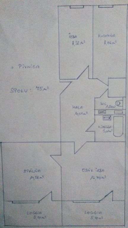 Predaj 3-izbový byt 3-izbový byt-Predaj-Bratislava - mestská časť Petržalka-168000.00 €