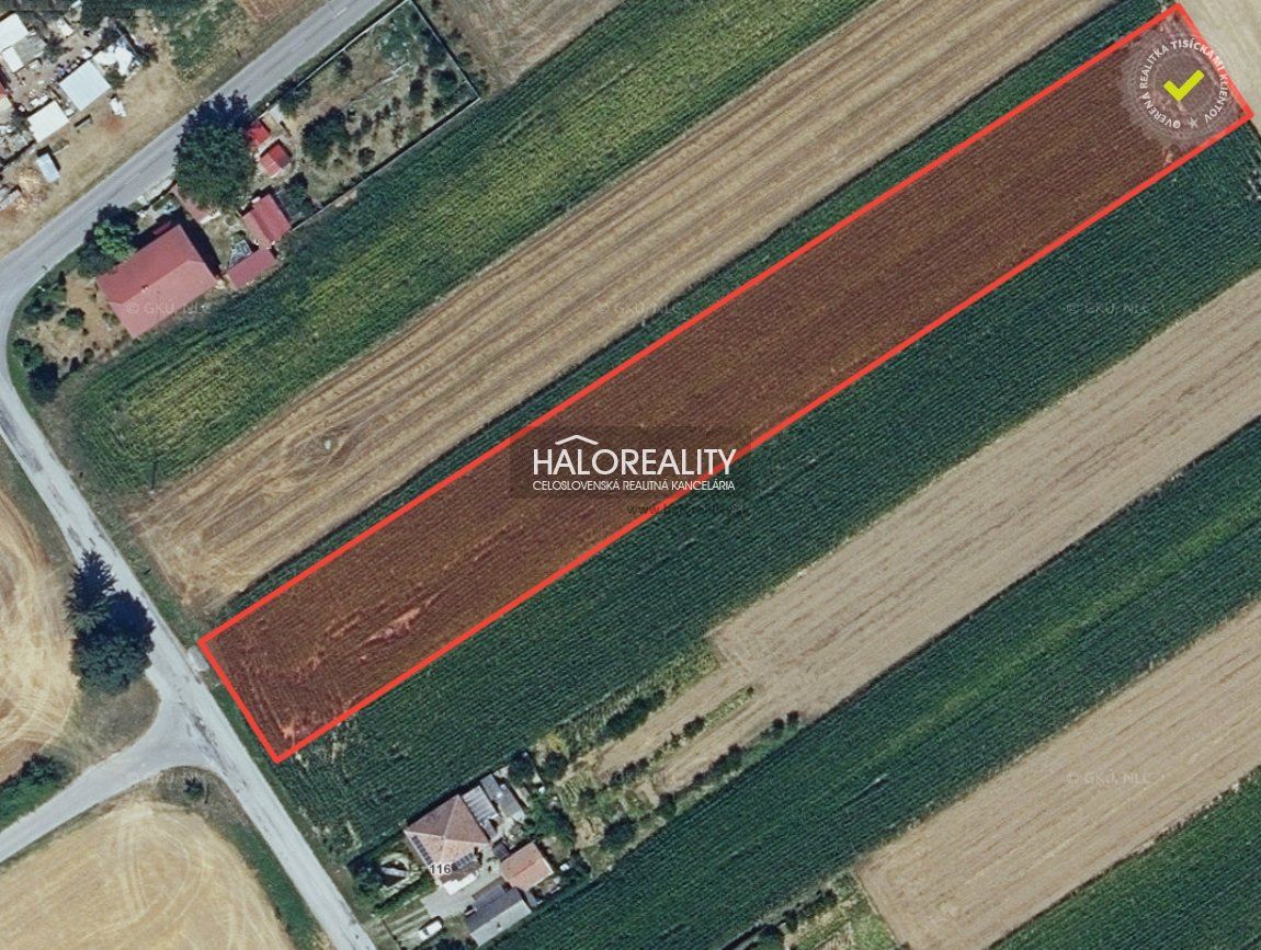 Predaj, pozemok pre rodinný dom 4618 m2 Krtovce - EXKLUZÍVNE HALO REALITY