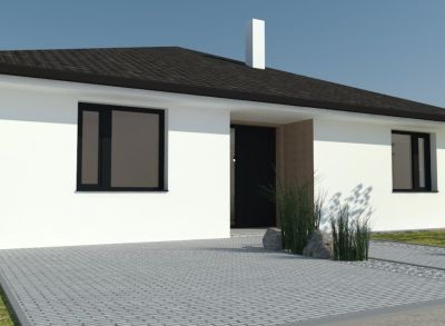 ARETÉ REAL - PREDAJ 102,5 m2 NOVOSTAVBY 4-IZBOVÉHO RODINNÉHO DOMU S 508 M2 POZEMKOM V SLOVENSKOM GROBE, JUŽNÁ