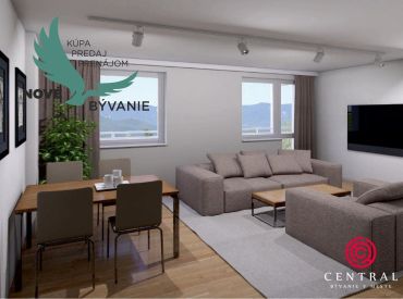 Novostavba - Priestranný 2-izb. byt (65,46 m2) s balkónom  v centre mesta
