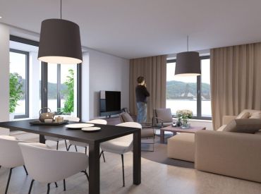 Novostavba v centre  - Jedinečné byty s 24 hod recepciou. Nadštandardný 4 izbový byt 4/01 s rozlohou 115,95 m2