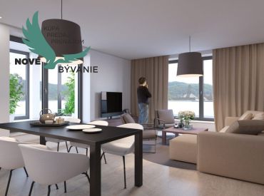 Nový, jednoizbový apartmán v centre mesta s vyhradeným parkovaním a strážnou službou
