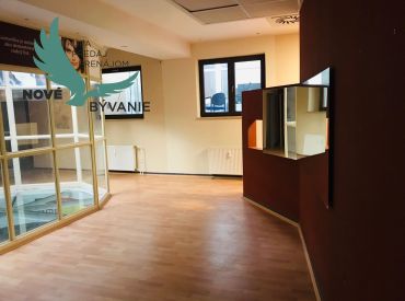 Prenájom obchodných priestorov (77m2) na Dolnej ulici 19 s recepciou a so sprchou