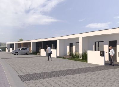 ARETÉ REAL - PREDAJ NOVOSTAVBY 3-IZBOVÉHO RODINNÉHO DOMU V RADOVEJ ZÁSTAVBE V SLOVENSKOM GROBE, ČASŤ MALÝ RAJ