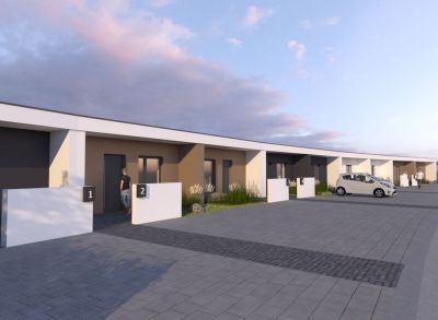 ARETÉ REAL - PREDAJ NOVOSTAVBY 3-IZBOVÉHO RODINNÉHO DOMU V RADOVEJ ZÁSTAVBE V SLOVENSKOM GROBE, ČASŤ MALÝ RAJ