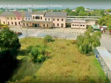 *VIDEO* Pozemok na komerčné využitie 1197 m2 Piešťany, Dopravná