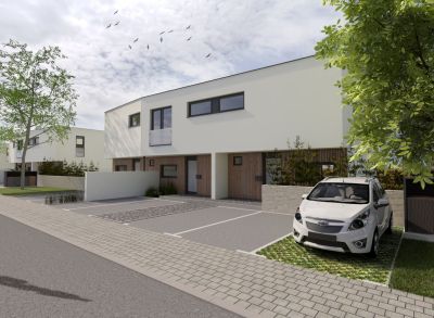 Areté real, Predaj novostavby nízkoenergetického 4-izbového rodinného domu vo výbornej lokalite v centre obce Chorvátsky Grob 1B
