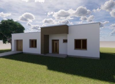 Ponúkame na predaj NOVOSTAVBU : Rodinné domy IVB Nové Rišňovce časť SALAŠE . 4 izbový - Bungalov