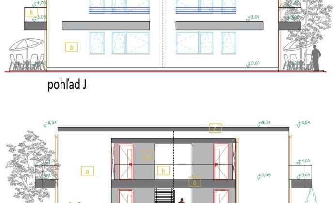 3-izbový byt s terasou v novostavbe Divina - II. etapa