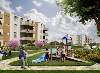 Areté real, Predaj novostavby 2-3 izbových bytov so záhradkami v tesnej blízkosti centra mesta Pezinok - NOVÁ ETAPA