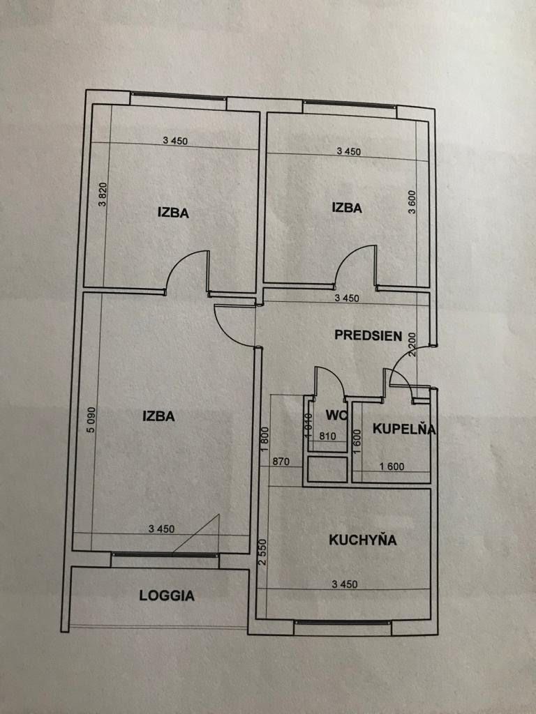 Delta 3 izbový byt v Bratislave na Estónskej ulici