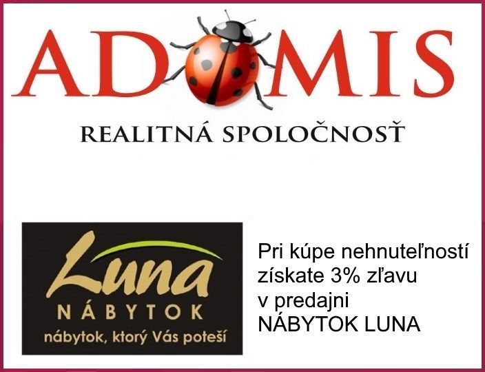 ADOMIS - prenájom FOR RENT 2-izbový zariadený byt, ulica  Strážovská, Košice - Nová terasa II.