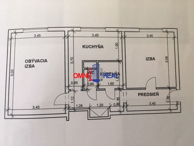 Predaj 2 izb. byt, Hronská, Bratislava II, samostatné izby