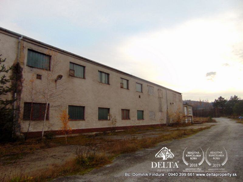 DELTA - Výrobná hala s administratívnou budovou na predaj Markušovce
