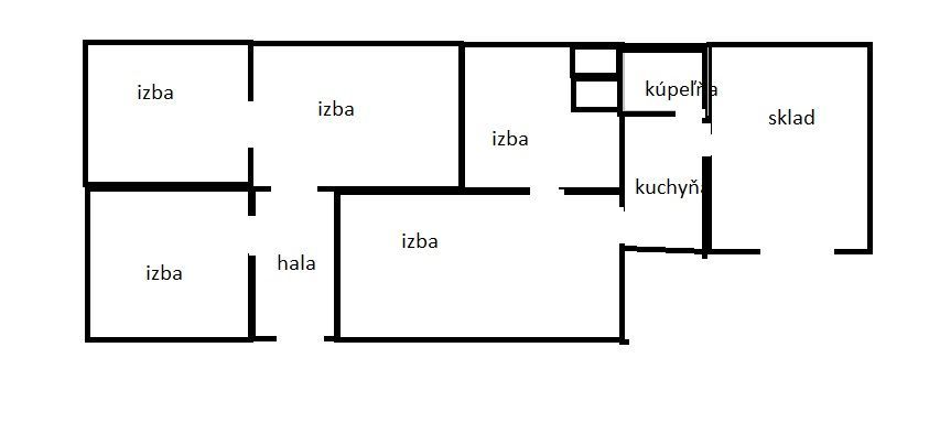 5 izb RD, veľký pozemok 1196 m2, čiastočná rekonštrukcia, IS - elektrina, plyn,kanalizácia, Mad