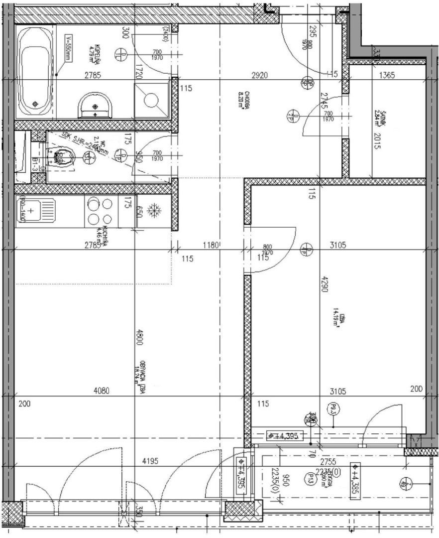 BOND REALITY – Výnimočný 2 izb. byt 60.49 m2 s balkónom, NOVOSTAVBA. Kazanská ul., BA II