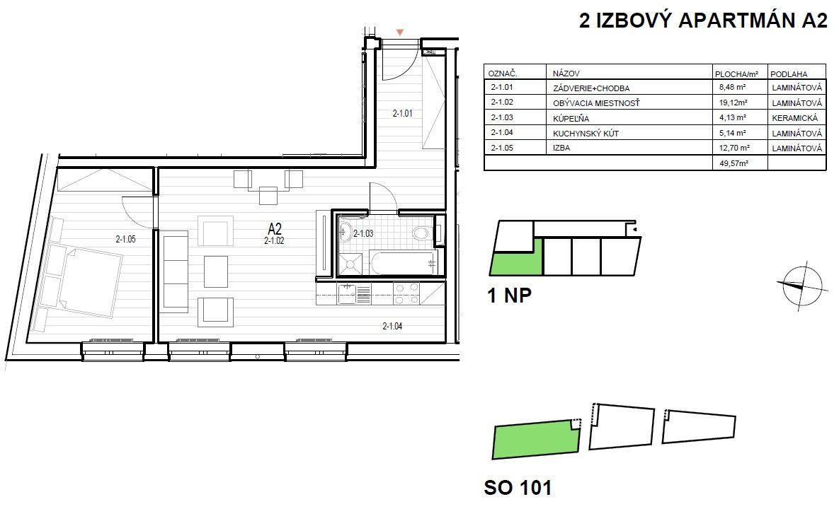 VÝNIMOČNÝ 2 IZB. APARTMÁN - NOVOSTAVBA – MLYNSKÁ DOLINA BA I / STARÉ MESTO