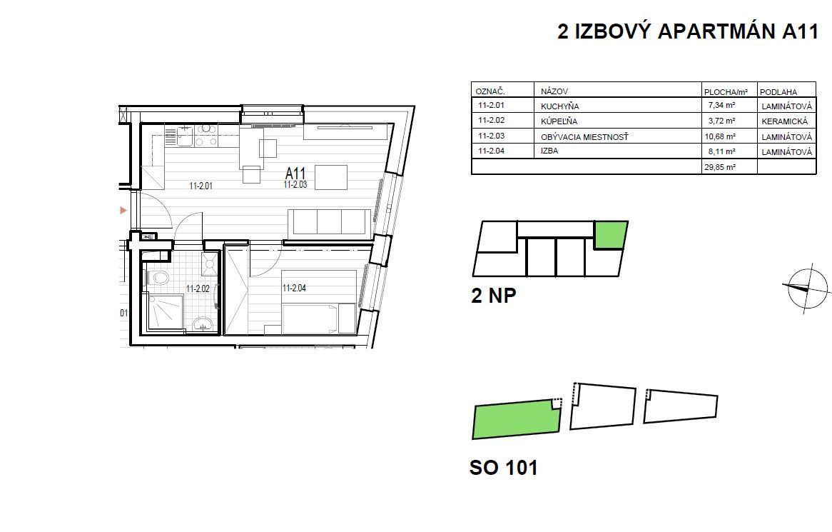 VÝNIMOČNÝ 2 IZB. APARTMÁN - NOVOSTAVBA – MLYNSKÁ DOLINA BA I / STARÉ MESTO