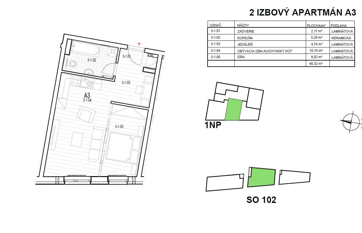 VÝNIMOČNÝ 2 IZB. APARTMÁN - NOVOSTAVBA – MLYNSKÁ DOLINA BA I / STARÉ MESTO