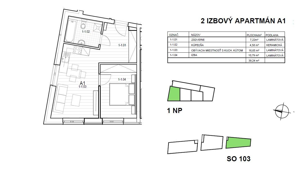 VÝNIMOČNÝ 2 IZB. APARTMÁN - NOVOSTAVBA – MLYNSKÁ DOLINA BA I / STARÉ MESTO