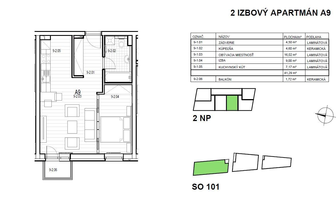 VÝNIMOČNÝ 2 IZB. APARTMÁN S BALKÓNOM - NOVOSTAVBA – MLYNSKÁ DOLINA BA I / STARÉ MESTO