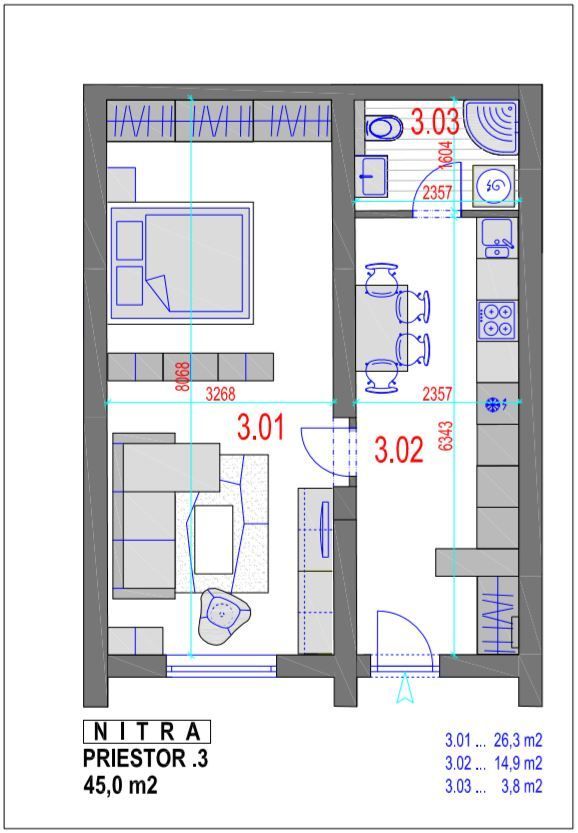 AMEXA REAL» ponúka na predaj 2izb apartmán - 71.985,-€