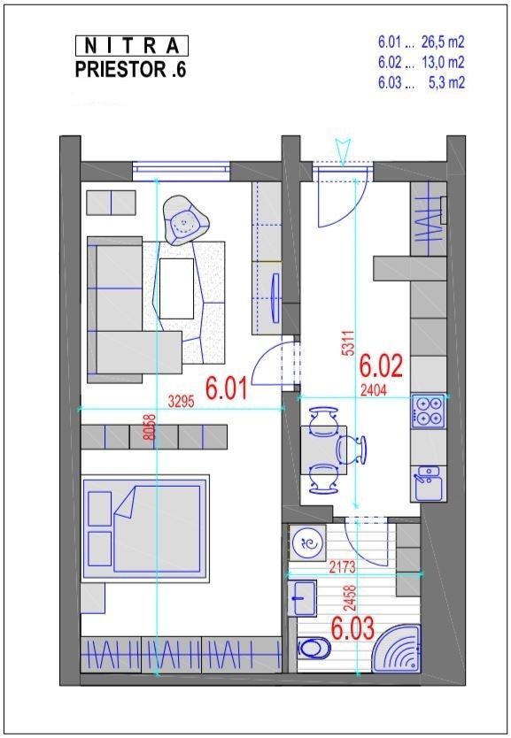 AMEXA REAL» ponúka na predaj 2izb apartmán - 76.847,-€