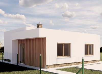 Ponúkame na predaj NOVOSTAVBU : Rodinného domu IVB Nové Rišňovce časť SALAŠE . Posledný 3 izbový - Bungalov
