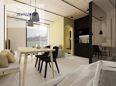 2-izbový LUXURY apartmán s terasou vo fungujúcom rezorte v Demänovej Village