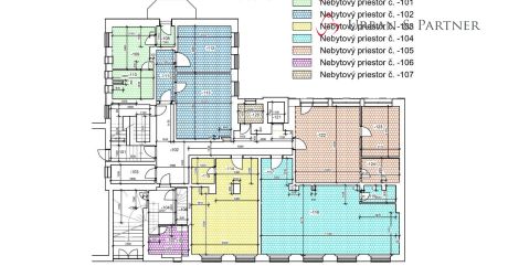 Predaj nebytových priestorov (kancelársko-obchodné) na Gunduličovej ulici v centre