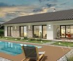 Novostaba 4i tehlového rodinného domu s pozemkom 701 m2, holodom, Svinná