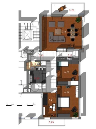 priestranný 4- izbový byt v lukratívnom prostredí na Hriňovskej ul.