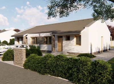 Kvalitný 3-izbový rodinný dom zhotovený na kľúč s kuchynskou linkou a spotrebičmi