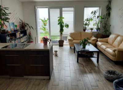 Areté real – predaj poschodového 3-izb. bytu v Rovinke s rozsiahlou záhradou 120m2