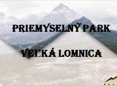 Pozemky v priemyselnom parku vo Veľkej Lomnici, 150 ha