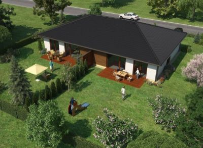 Kvalitný 4-izbový rodinný dvojdom zhotovený na kľúč s kuchynskou linkou a spotrebičmi