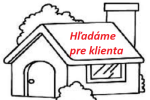 DOPYT: 4 až 5 izbový dokončený rodinný dom v okrese Pezinok