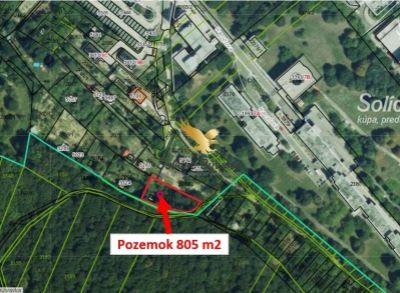 Stavebný pozemok 805 m2, BA-Dúbravka