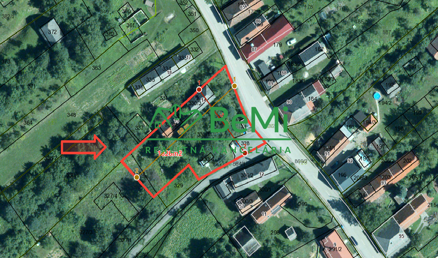 Na predaj stavebný pozemok - Malá Hradná - ID 012-14-LUGU