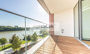 2-room furnished apartment with a view to Danube river, Eurovea, Pribinova street, cellar, parking