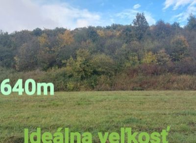 Predám 640m pozemok určený na výstavbu rodinného domu v Melčickej doline