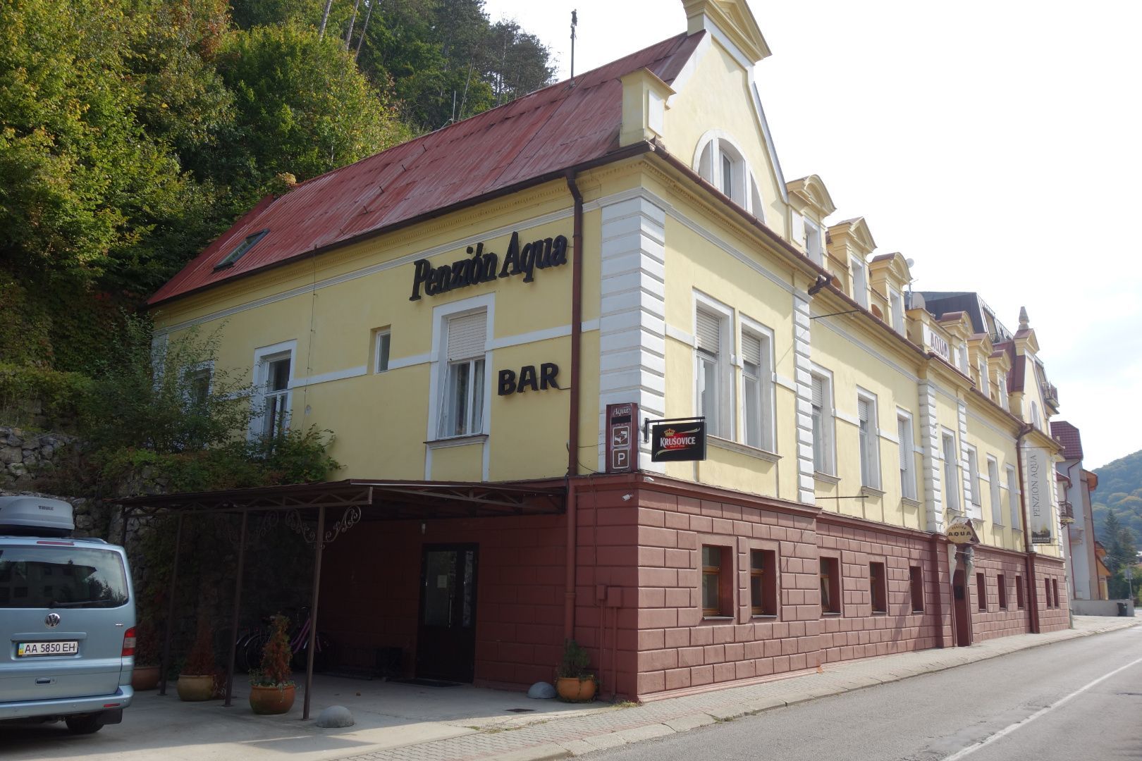 Penzion Aqua s reštauráciou a terasou v Trenčianskych Tepliciach