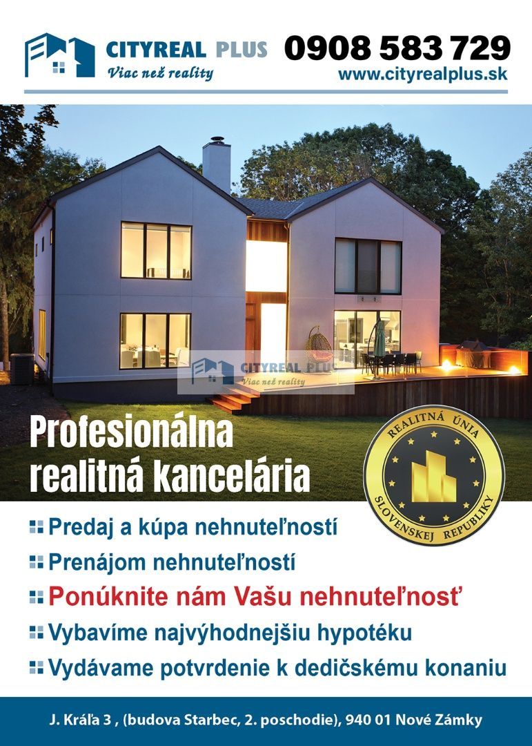 Predám novostavbu 4-izbového bungalovu  Nitra