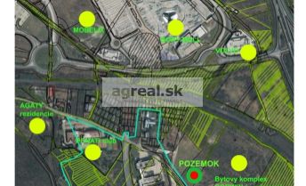 Stavebný pozemok Agátova ul. – BA-Dúbravka (IV obvod) - 4582 m2