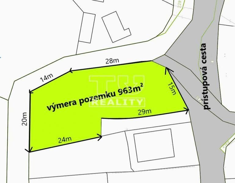 ROVINATÝ STAVEBNÝ POZEMOK, VÝMERA 963m², DIVINA