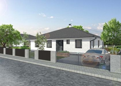 Moderná 4i novostavba bungalovu v Melčiciach, 518m2
