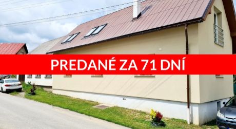 FINREA│PREDANÉ Priestranný dom s dielňou / garážou - Hruštín