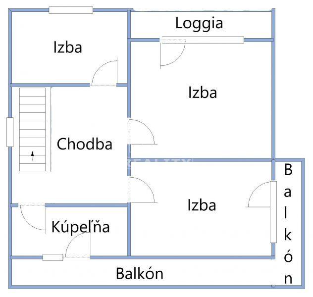 IBA U NÁS. 5-izbový rodinný dom s garážou a veľkým balkónom, Komoča, 407m2