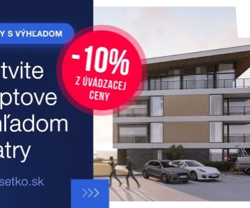 ZĽAVA až 28 240 EUR - luxusný dvojizbový apartmán s lodžiou Marina Liptov, Bobrovník