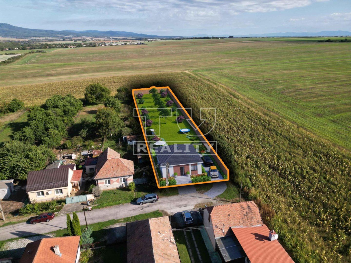 Na predaj pozemok so starým domom v obci Obsolovce - 1400m2